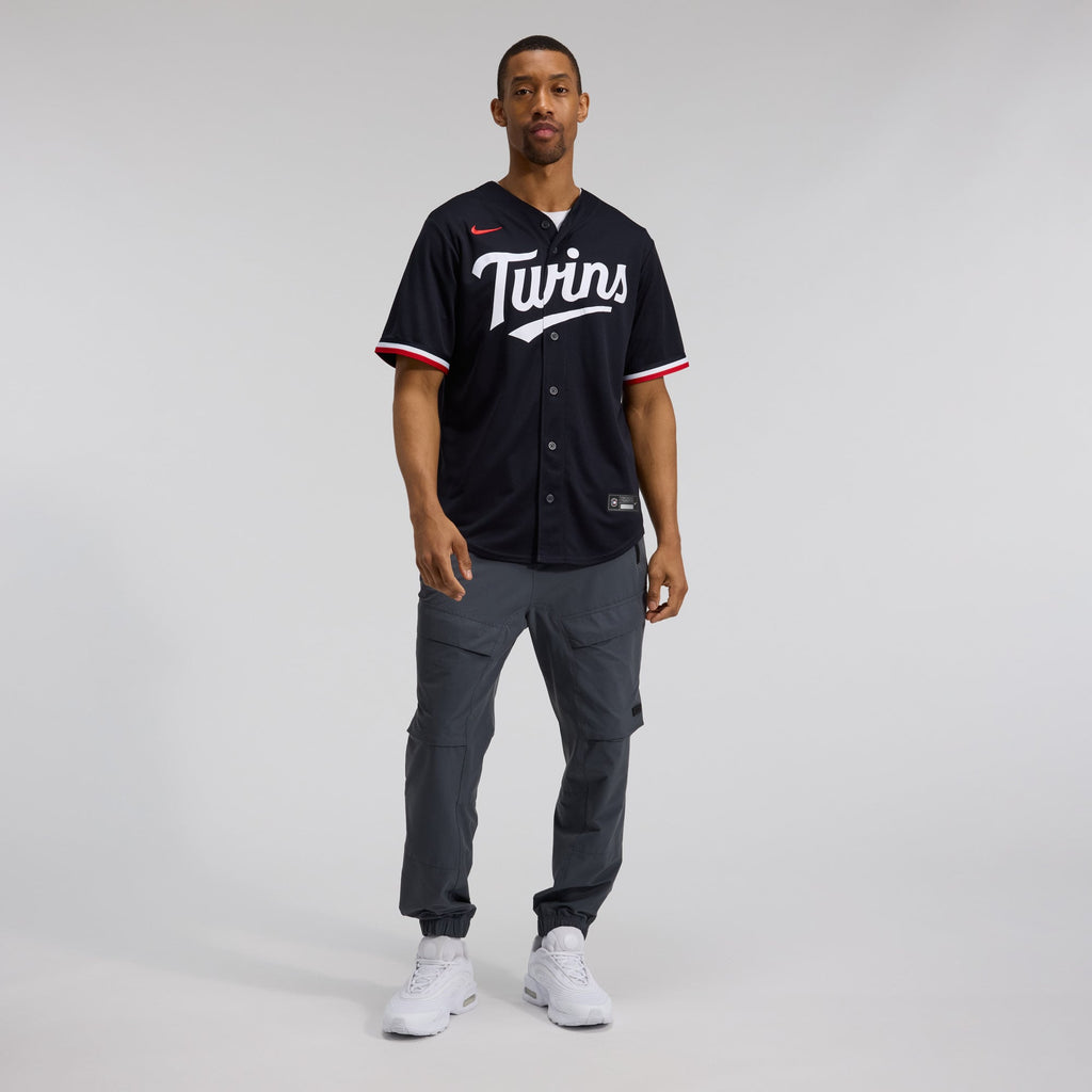 Men's Minnesota Twins Nike Navy Alternate Replica Jersey - 4
