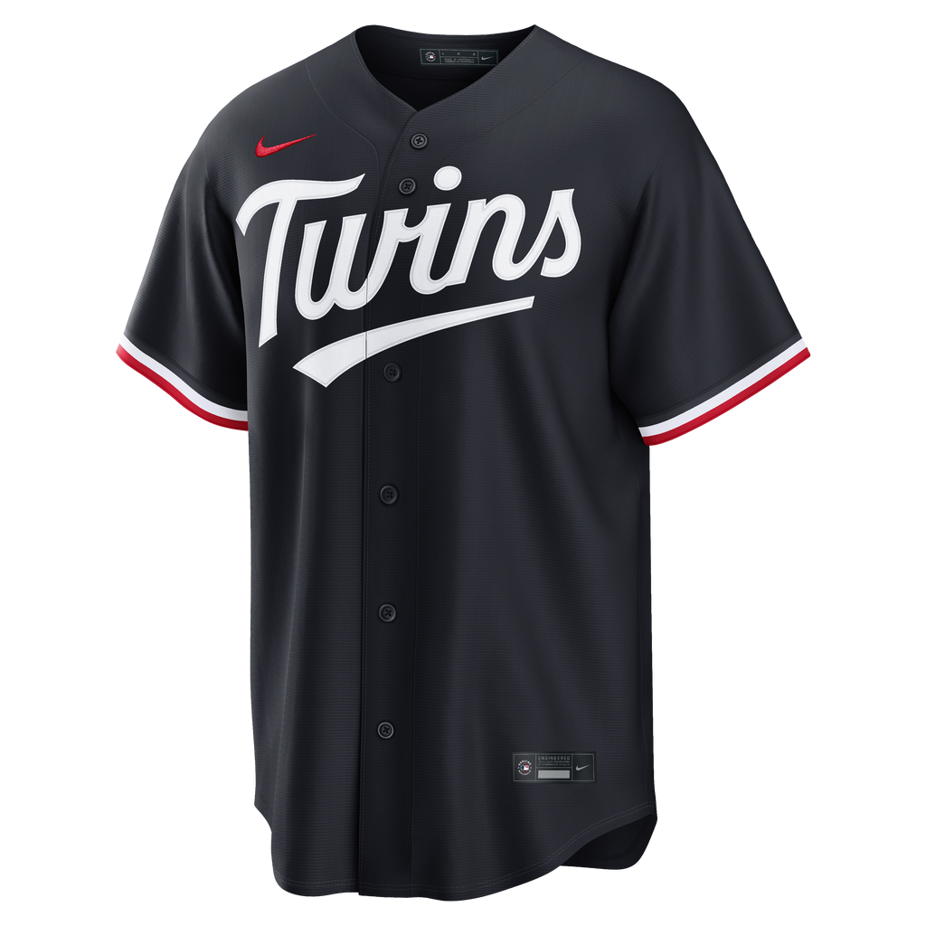 Men's Minnesota Twins Nike Navy Alternate Replica Jersey - 6