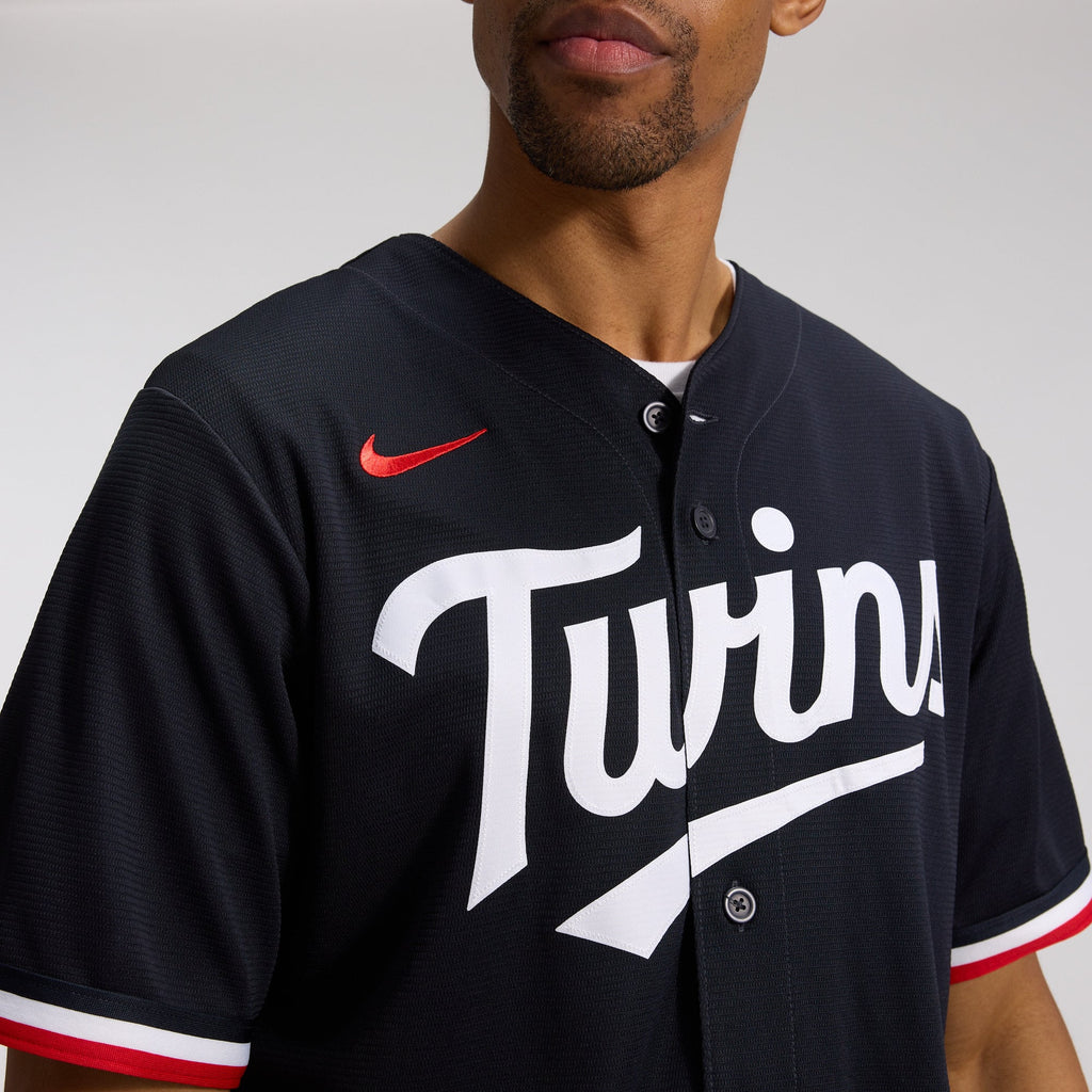 Men's Minnesota Twins Nike Navy Alternate Replica Jersey - 9