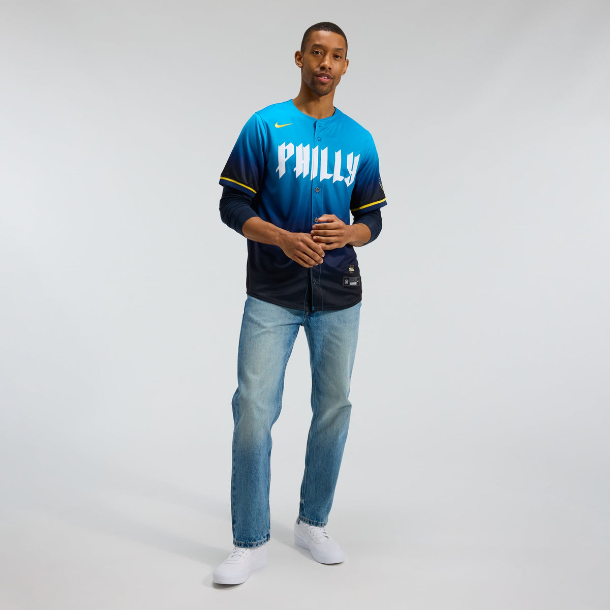 Men's Philadelphia Phillies Nike Navy City Connect Limited Jersey - 4