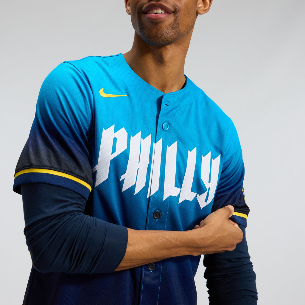 Men's Philadelphia Phillies Nike Navy City Connect Limited Jersey - 10