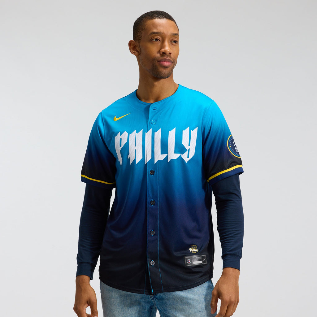 Men's Philadelphia Phillies Nike Navy City Connect Limited Jersey