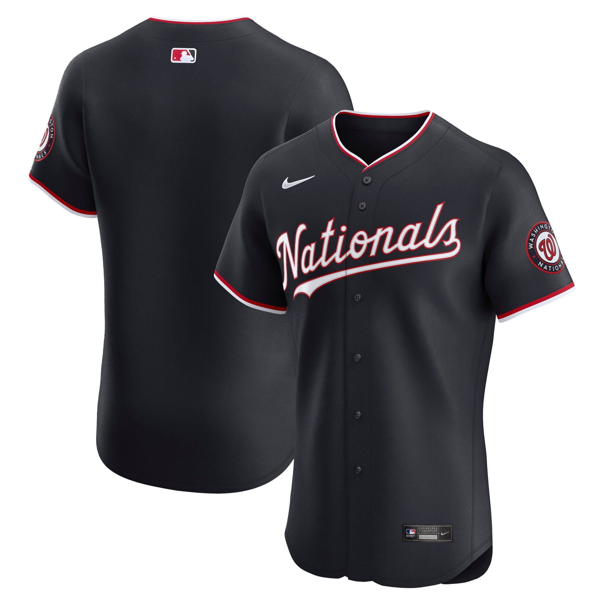 Men's Washington Nationals Nike Navy Alternate Elite Jersey