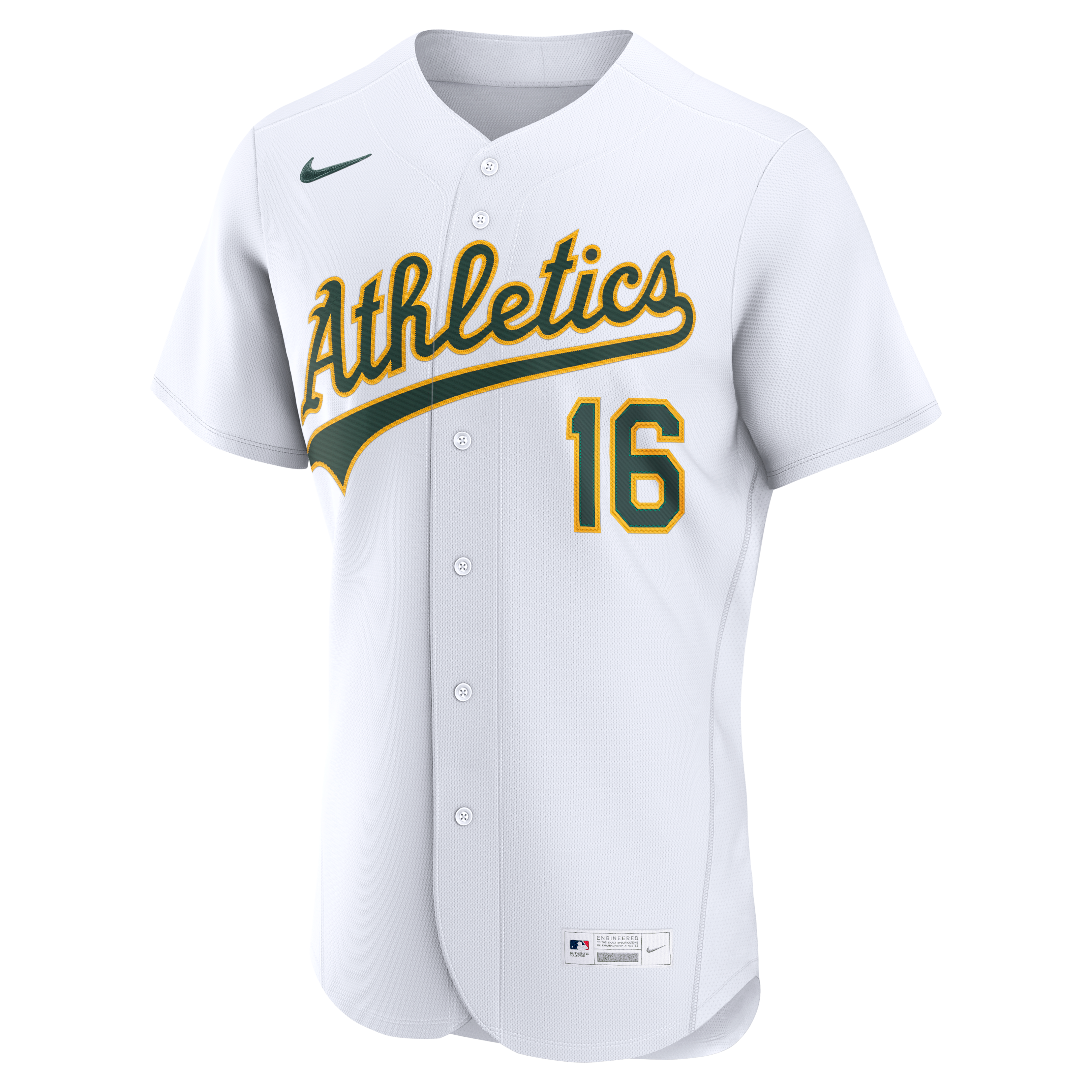 Men's Athletics Nick Kurtz Nike White MLB Awards Authentic Jersey - 3