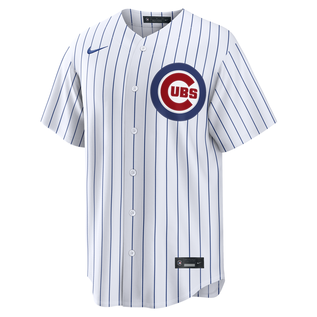 Men's Chicago Cubs Nico Hoerner Nike White Home Replica Jersey - 3