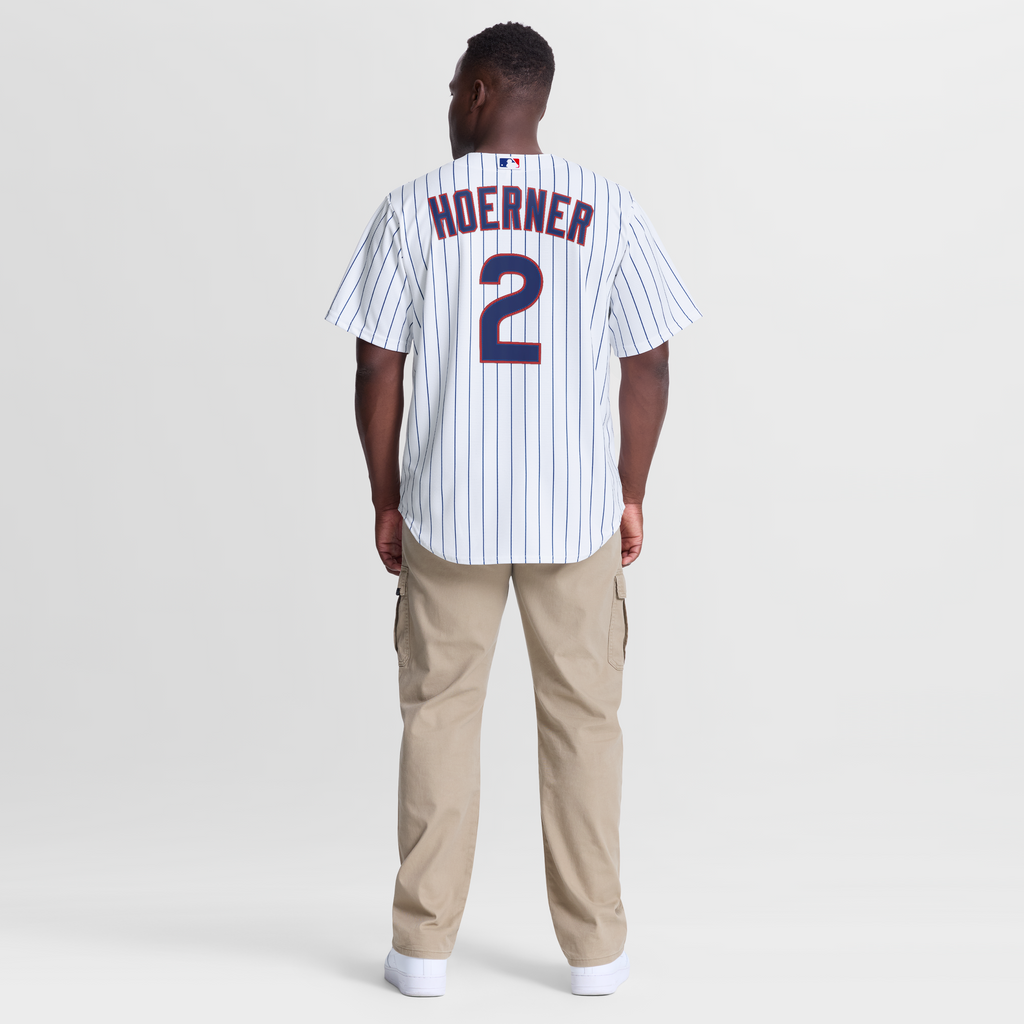 Men's Chicago Cubs Nico Hoerner Nike White Home Replica Jersey - 6