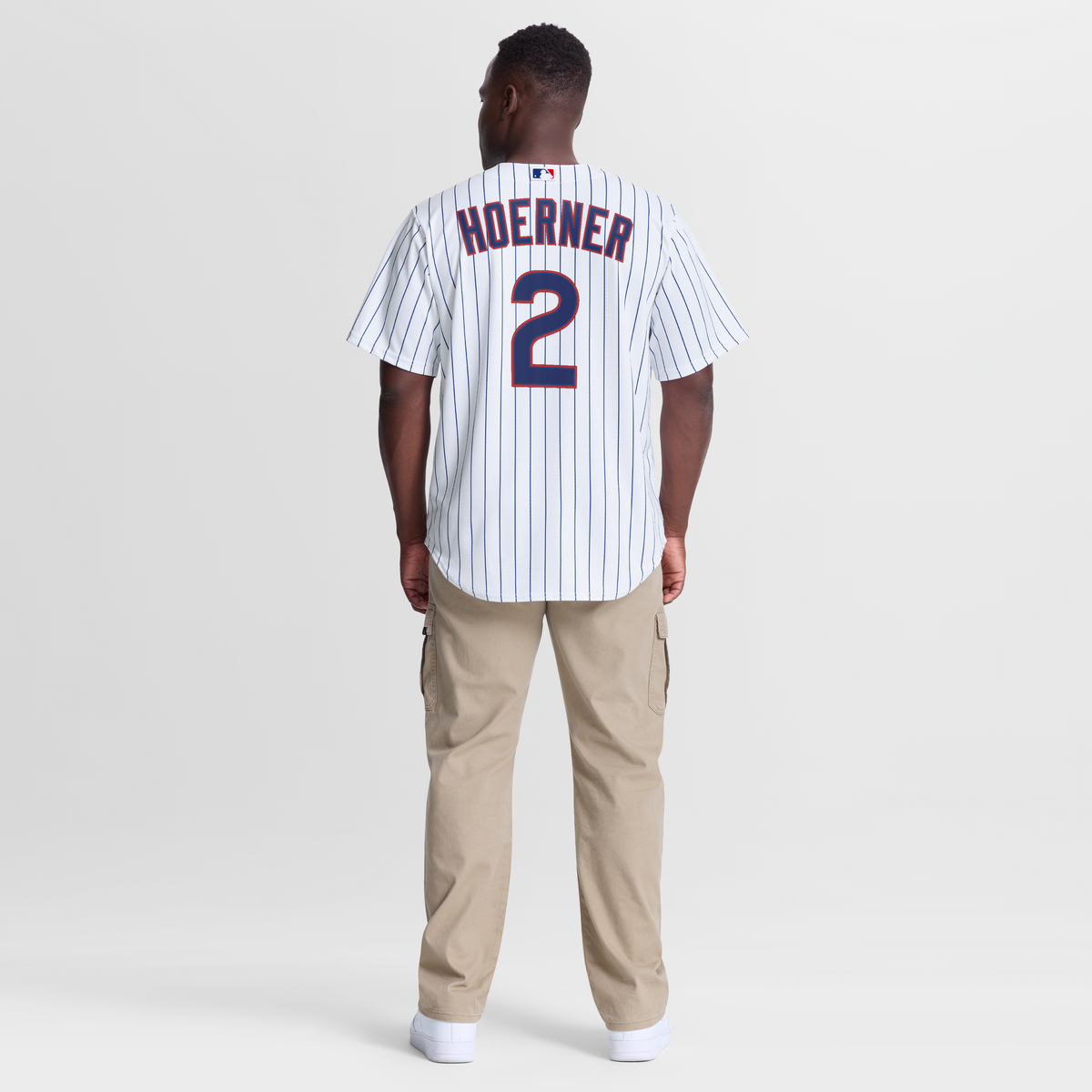 Men's Chicago Cubs Nico Hoerner Nike White Home Replica Jersey - 6