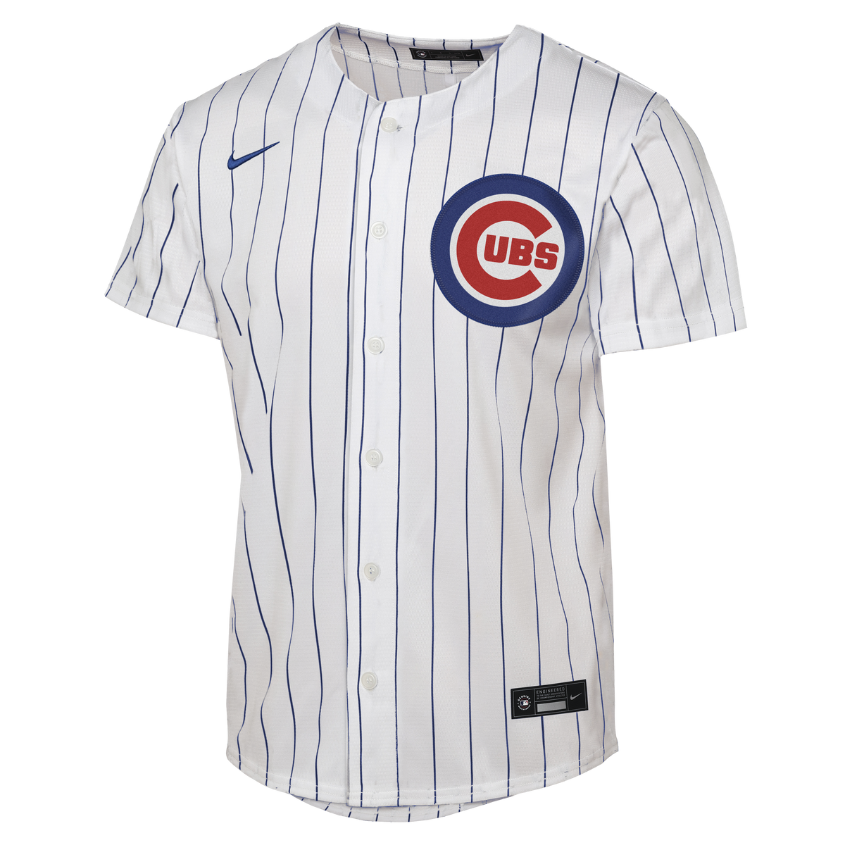 Male Chicago Cubs Nico Hoerner Nike White Home Replica Jersey - 3