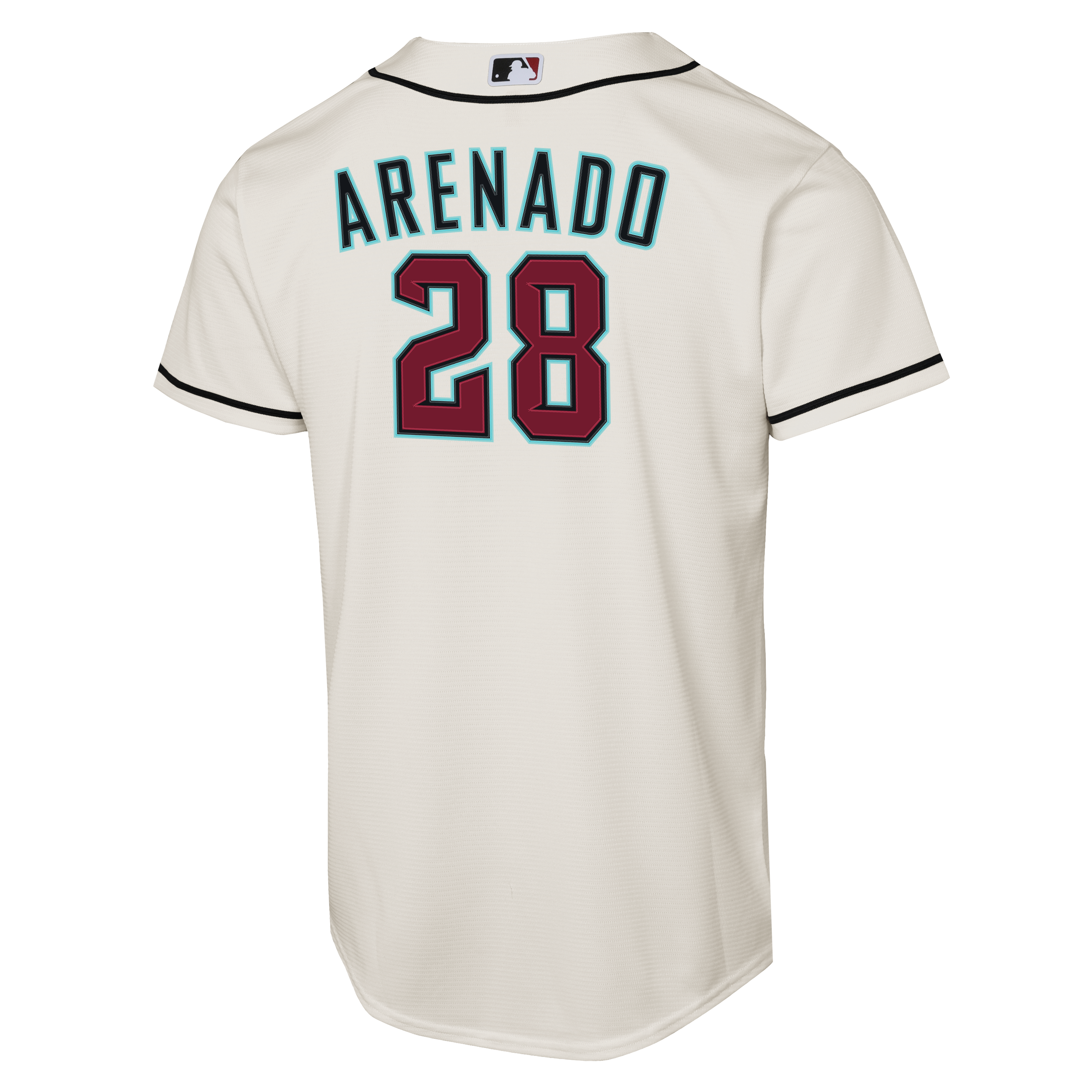 Male Arizona Diamondbacks Nolan Arenado Nike White Home Replica Jersey - 4