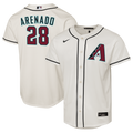 Male Arizona Diamondbacks Nolan Arenado Nike White Home Replica Jersey