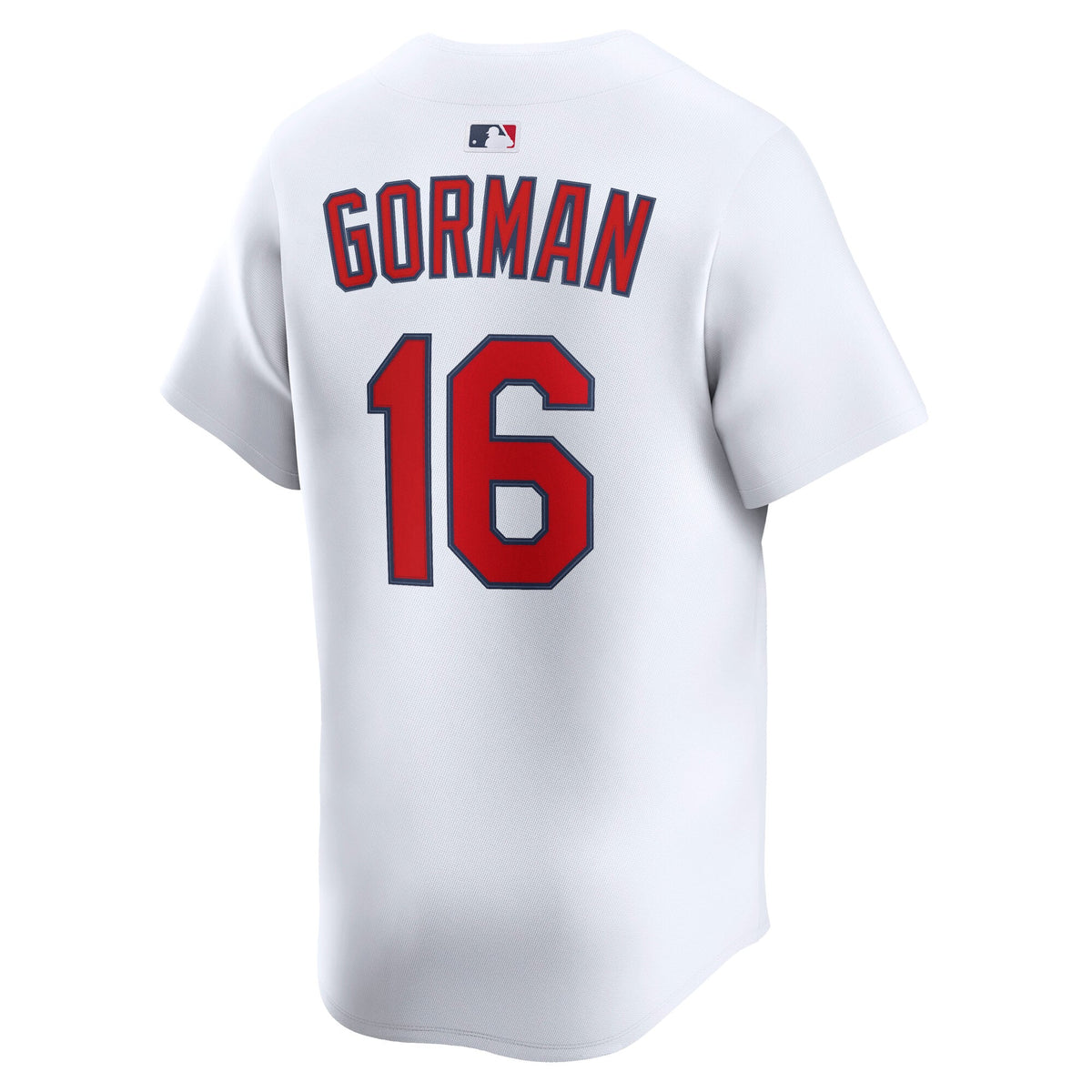 Men's St. Louis Cardinals Nolan Gorman Nike White Home Limited Player Jersey - 4