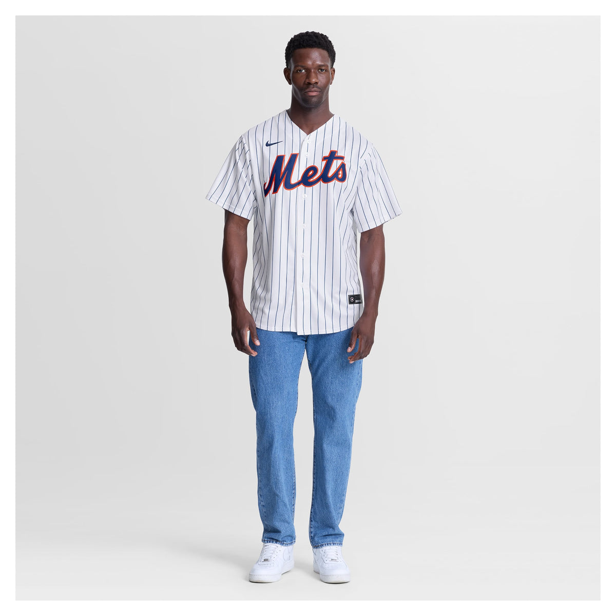 Men's New York Mets Nolan McLean Nike White Home Replica Jersey - 5