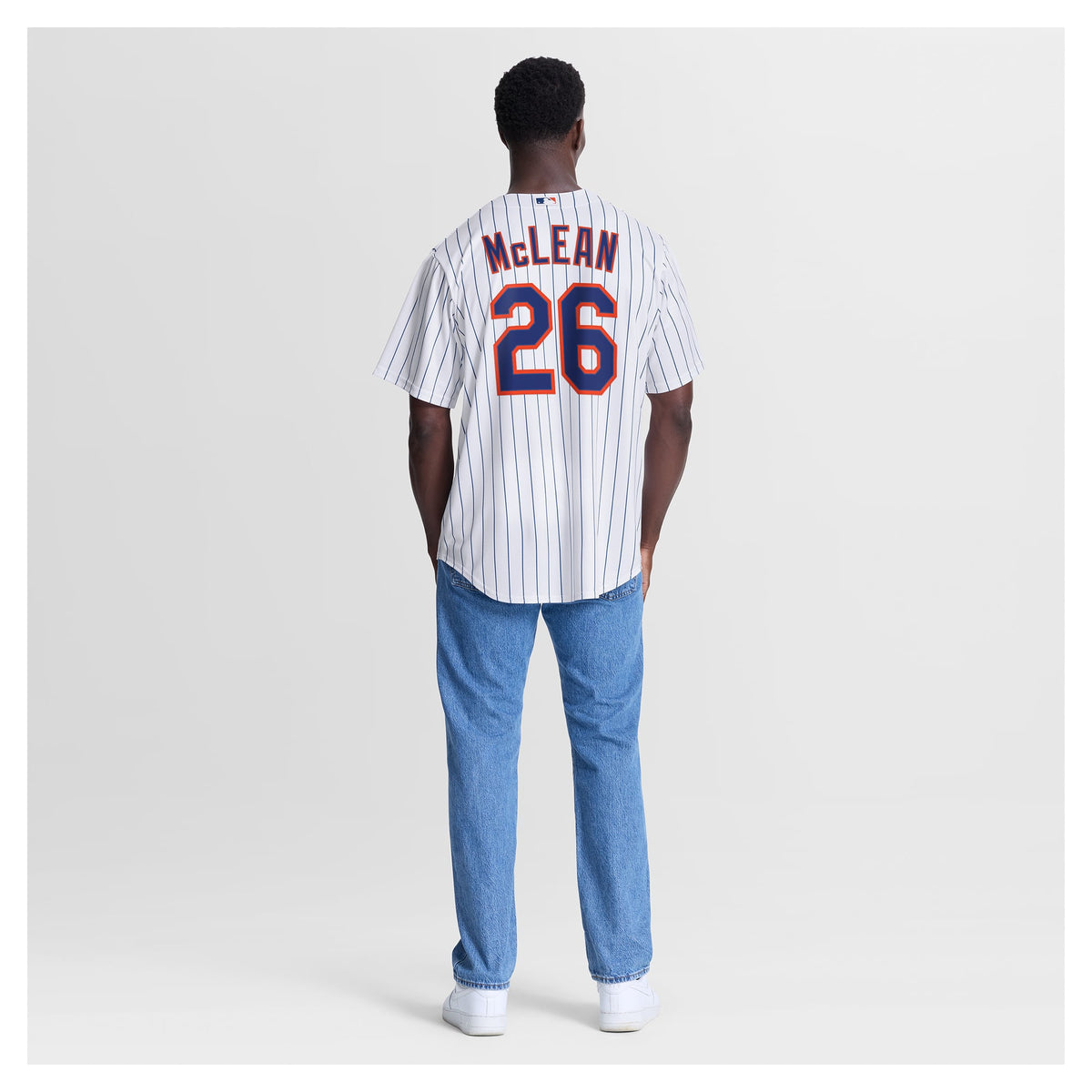 Men's New York Mets Nolan McLean Nike White Home Replica Jersey - 6