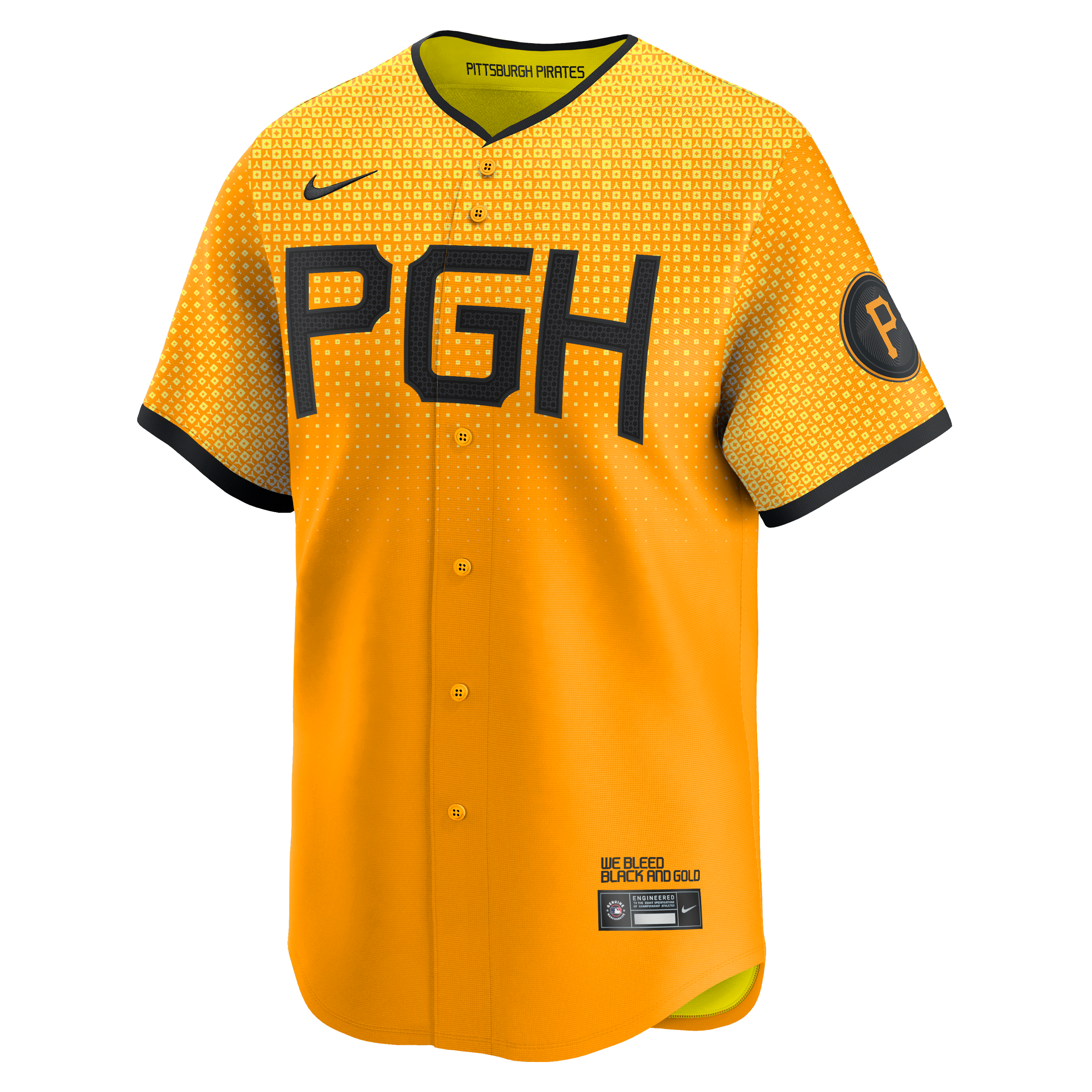 Men's Pittsburgh Pirates Oneil Cruz Nike Gold City Connect Limited Jersey - 3