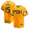 Men's Pittsburgh Pirates Oneil Cruz Nike Gold City Connect Limited Jersey