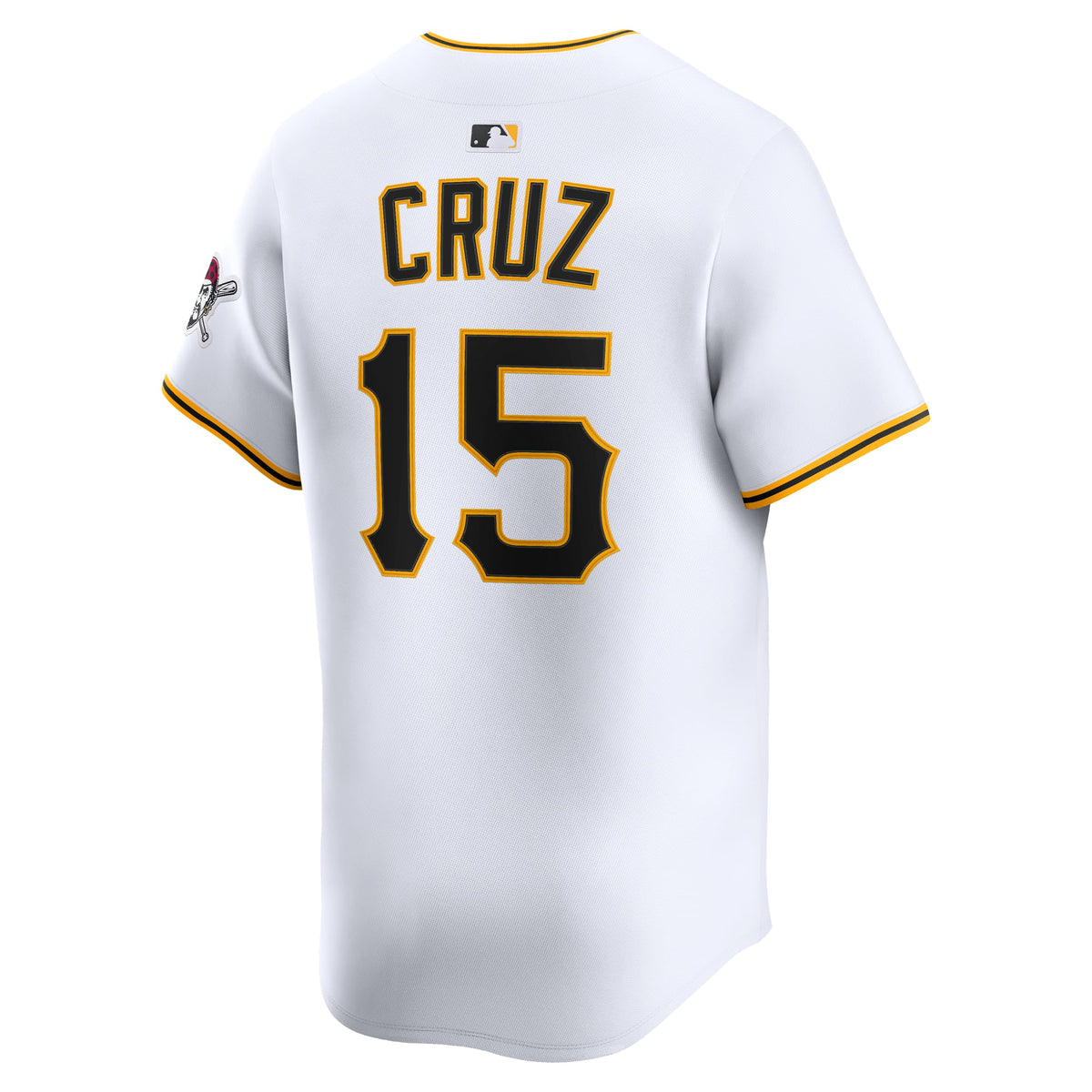 Men's Pittsburgh Pirates Oneil Cruz Nike White Home Limited Player Jersey - 4