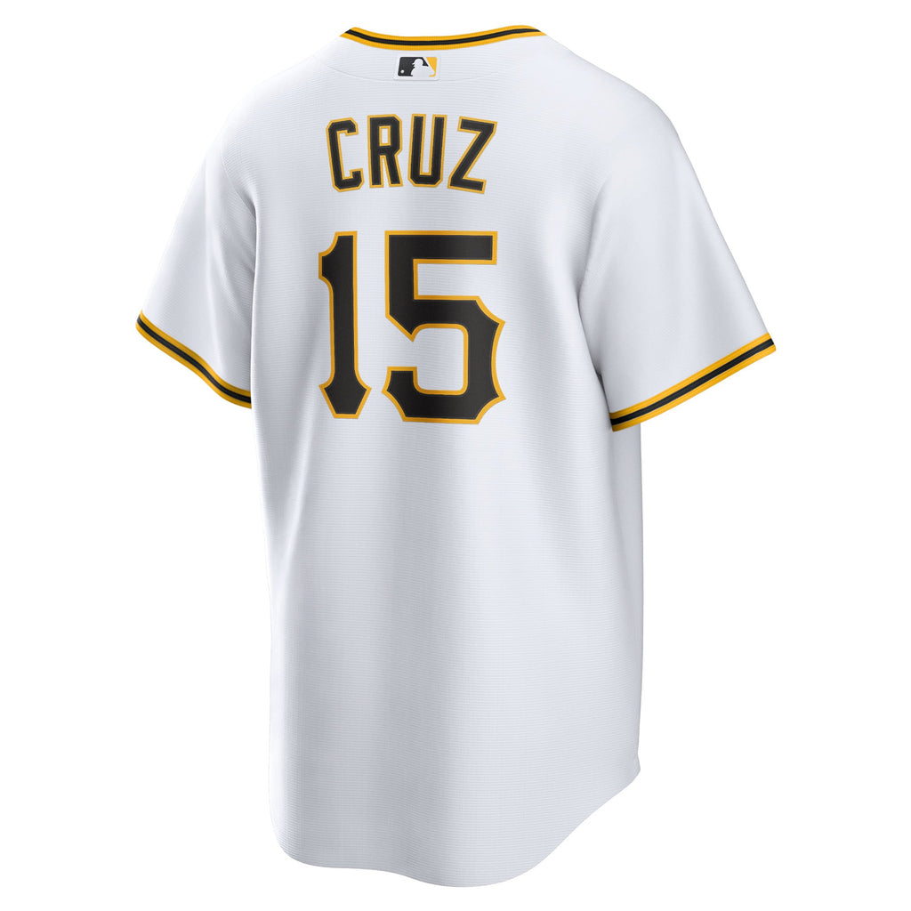 Men's Pittsburgh Pirates Oneil Cruz Nike White Home Replica Jersey - 4