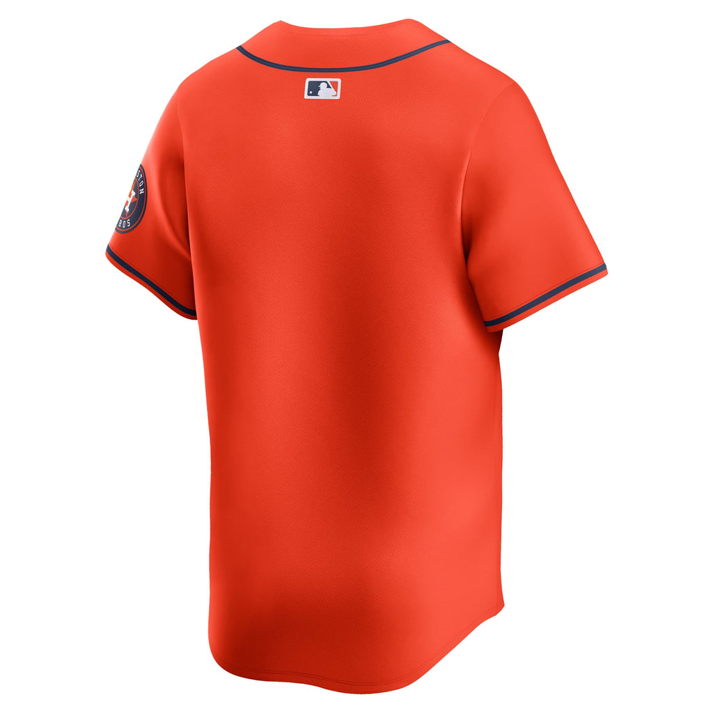 Men's Houston Astros Nike Orange Alternate Limited Jersey - 4