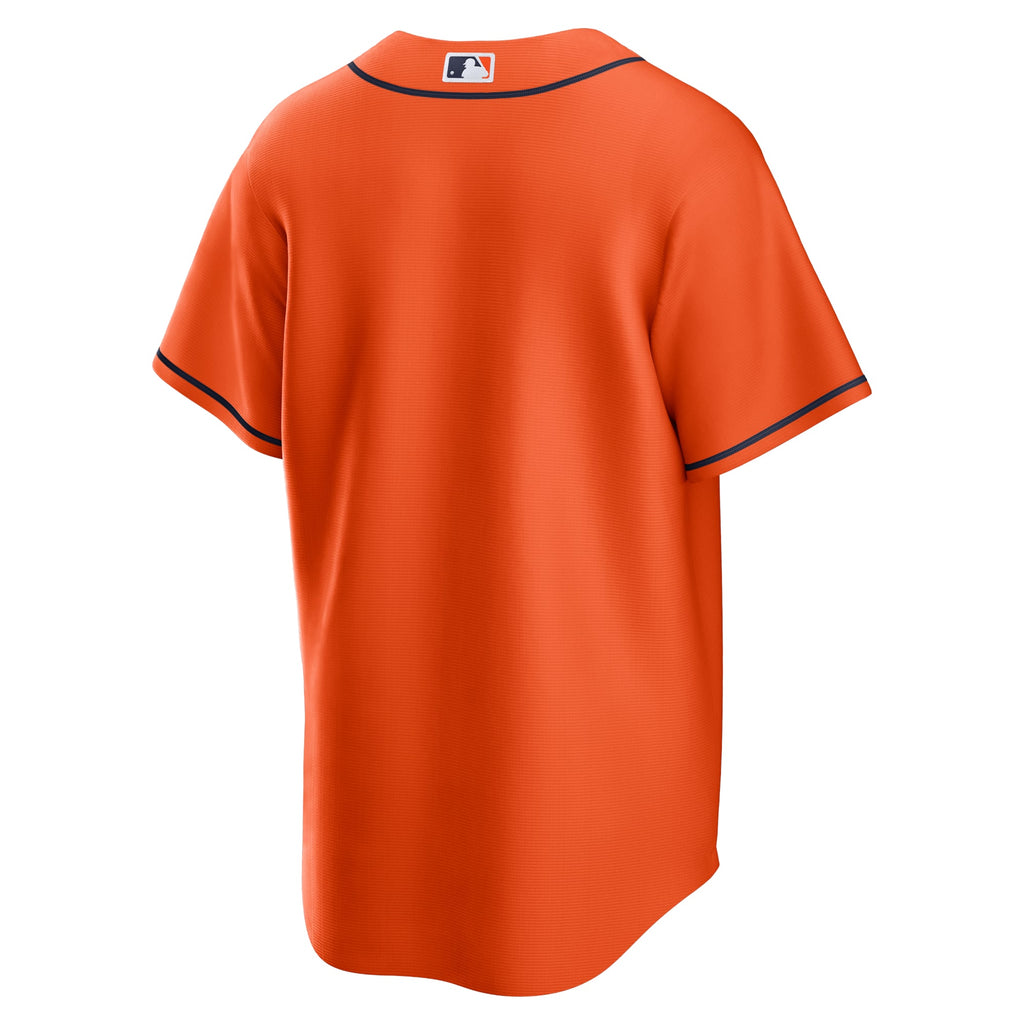 Men's Houston Astros Nike Orange Alternate Replica Team Jersey - 4