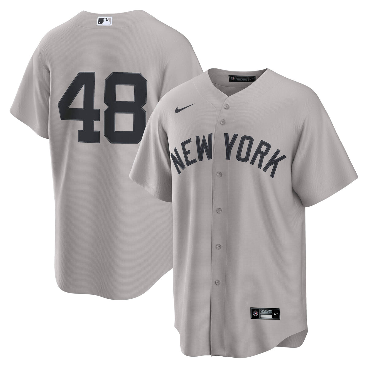 Men's New York Yankees Paul Goldschmidt Nike Gray Road Replica Jersey - 2
