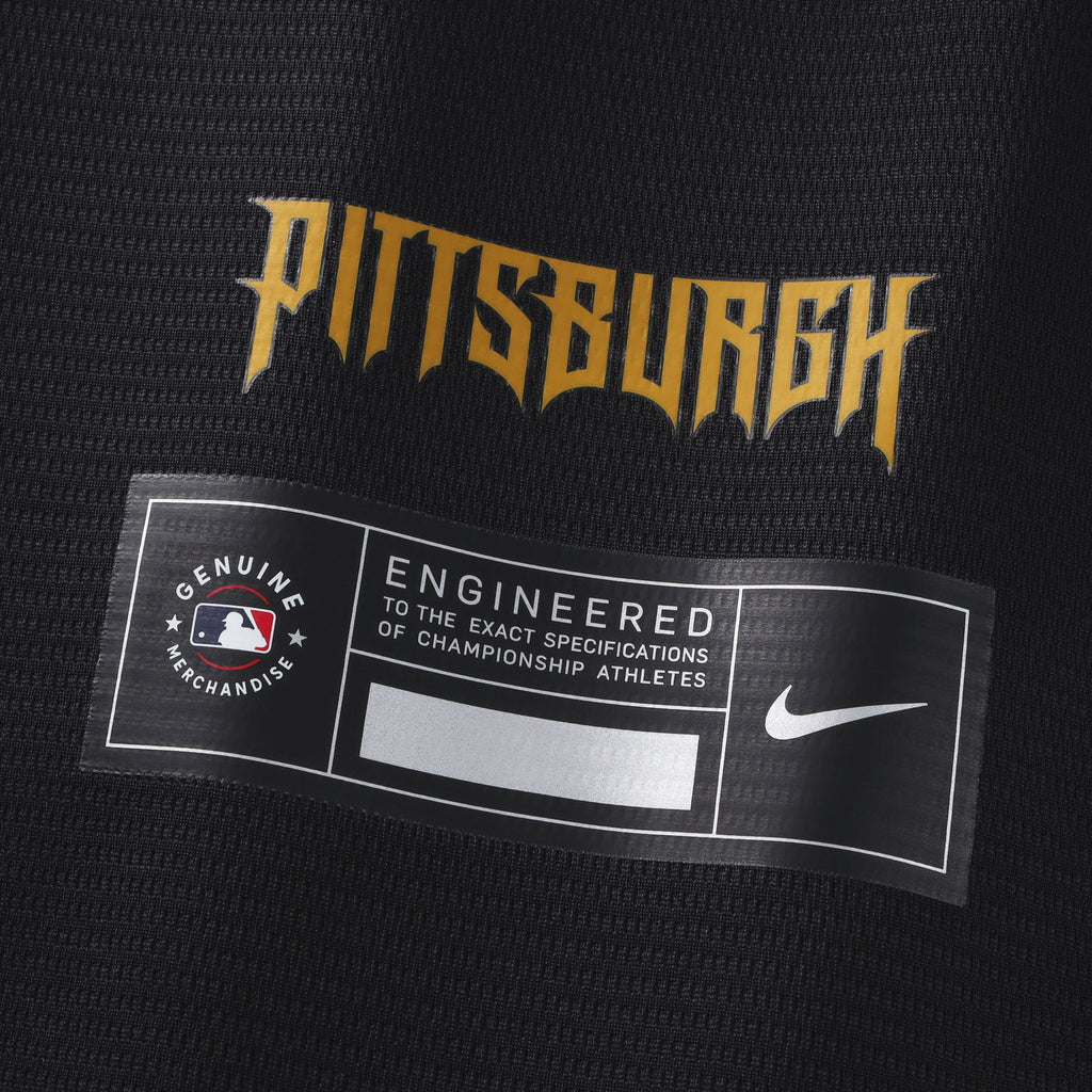 Men's Pittsburgh Pirates Paul Skenes Nike Black 2026 City Connect Stadium Jersey - 8