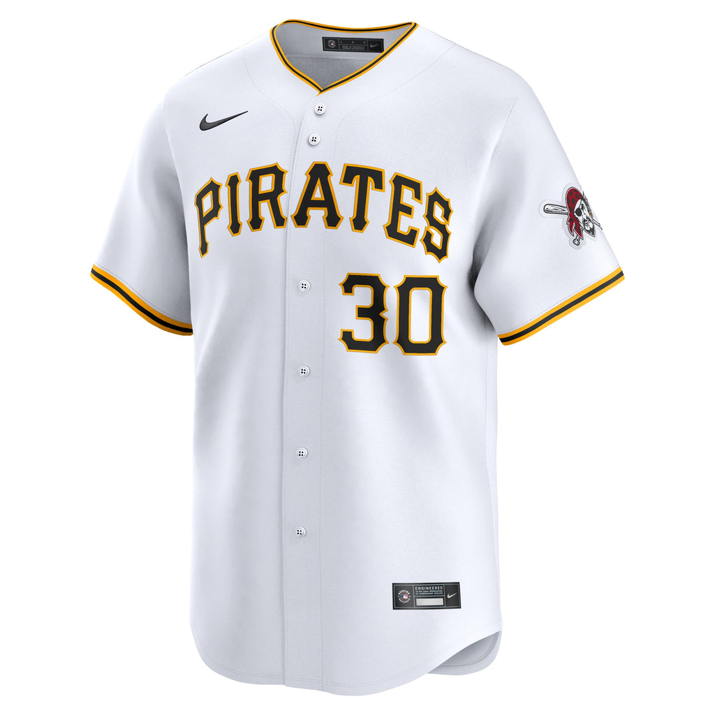 Men's Pittsburgh Pirates Paul Skenes Nike White Home Limited Player Jersey - 3