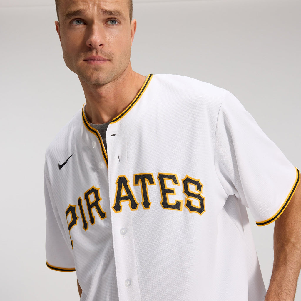 Men's Pittsburgh Pirates Paul Skenes Nike White Home Replica Player Jersey - 11