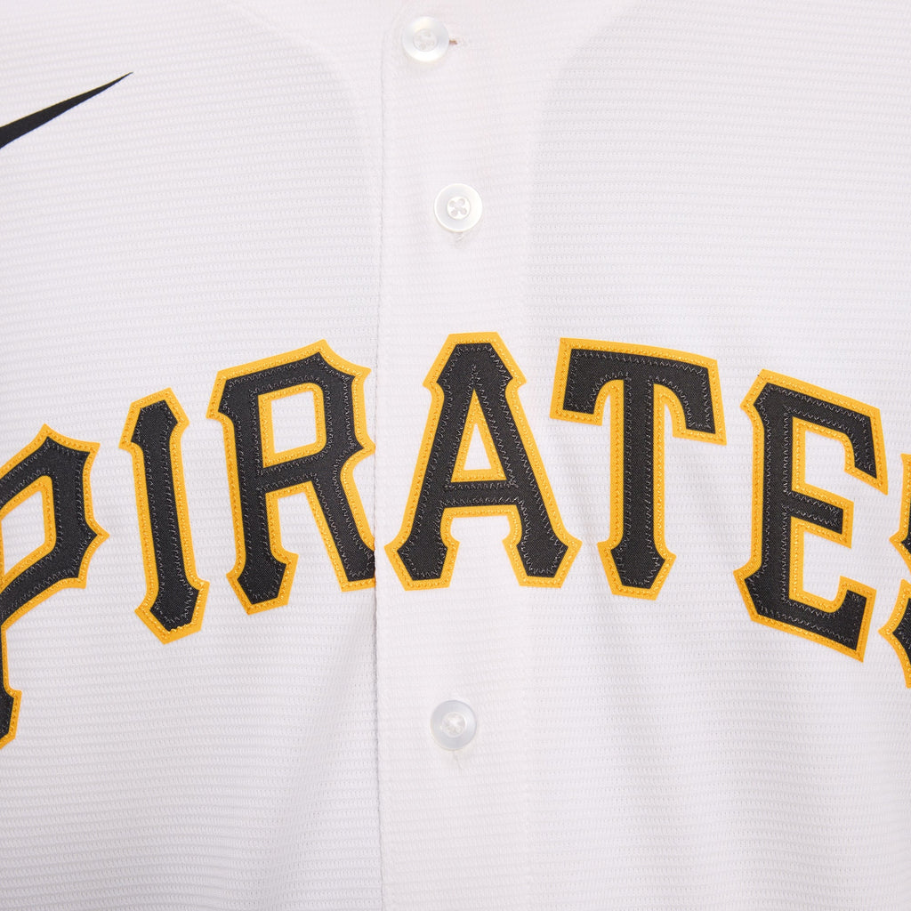 Men's Pittsburgh Pirates Paul Skenes Nike White Home Replica Player Jersey - 12