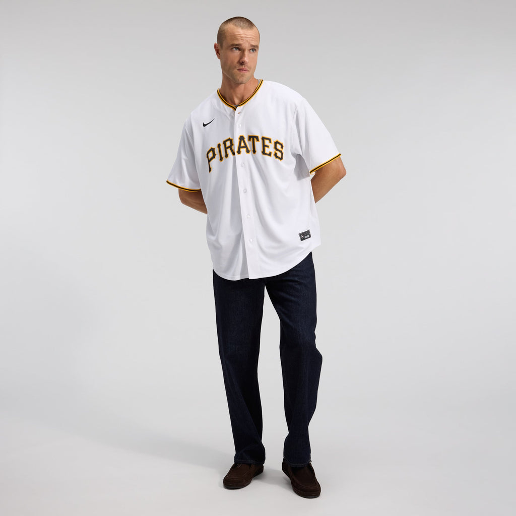 Men's Pittsburgh Pirates Paul Skenes Nike White Home Replica Player Jersey - 5