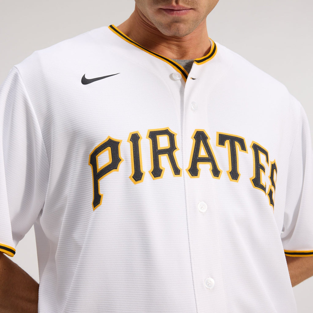 Men's Pittsburgh Pirates Paul Skenes Nike White Home Replica Player Jersey - 10