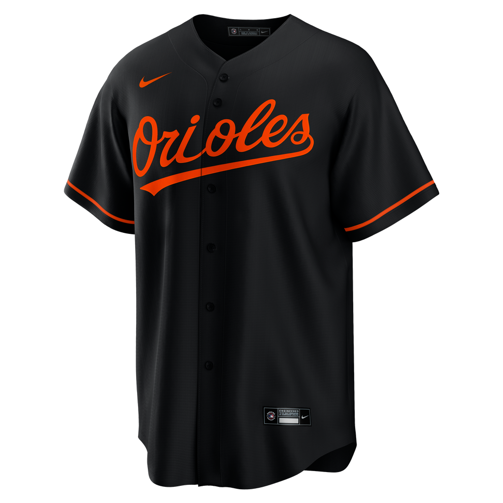 Men's Baltimore Orioles Pete Alonso Nike Black Alternate Replica Jersey - 3