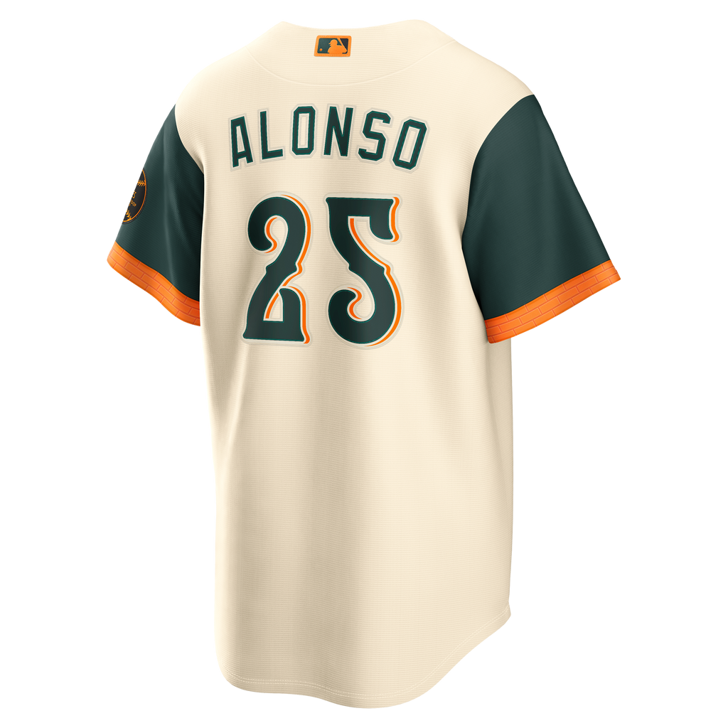 Men's Baltimore Orioles Pete Alonso Nike Cream 2026 City Connect Stadium Jersey - 4