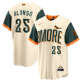 Men's Baltimore Orioles Pete Alonso Nike Cream 2026 City Connect Stadium Jersey