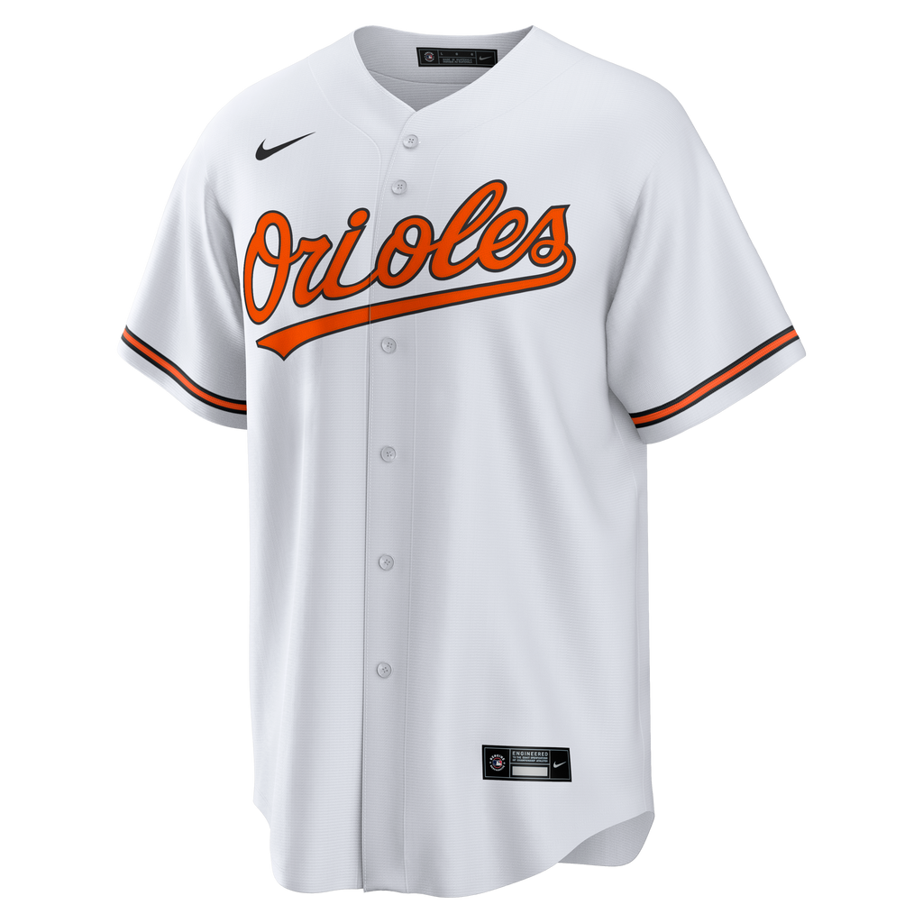Men's Baltimore Orioles Pete Alonso Nike White Home Replica Jersey - 3