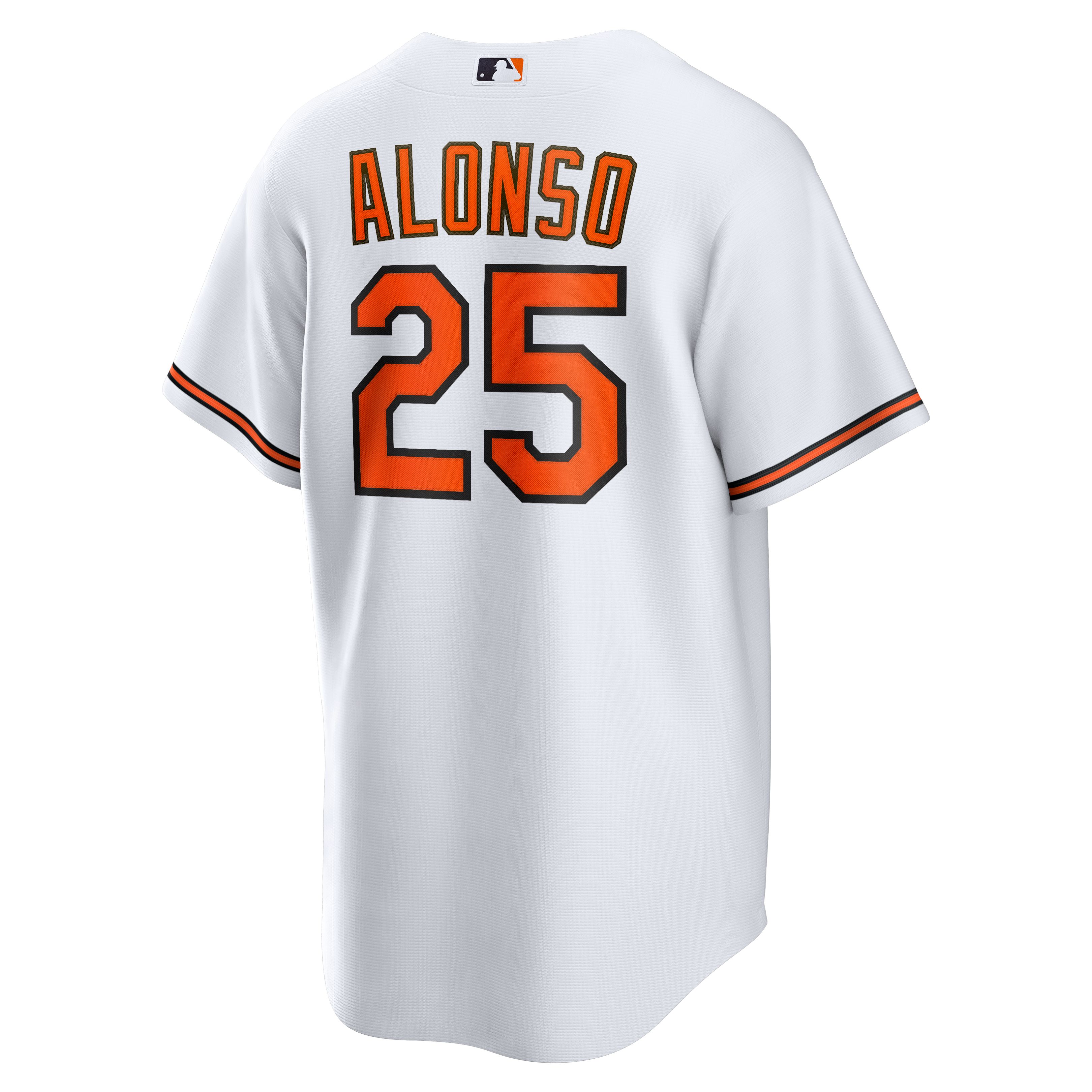 Men's Baltimore Orioles Pete Alonso Nike White Home Replica Jersey - 4