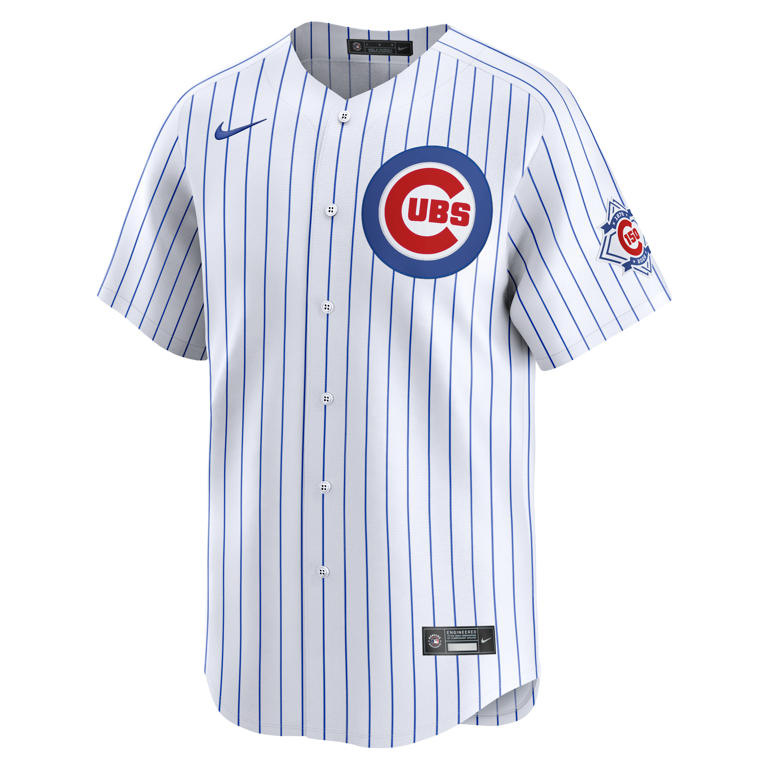 Men's Chicago Cubs Pete Crow-Armstrong Nike White 150th Anniversary Limited Jersey - 3