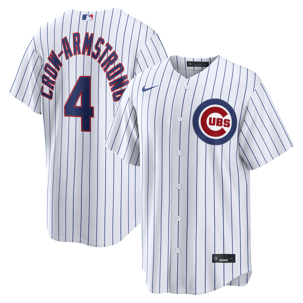 Men's Chicago Cubs Pete Crow-Armstrong Nike White Home Replica Jersey - 2