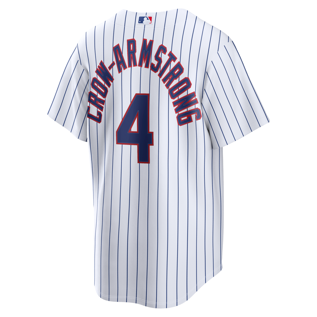 Men's Chicago Cubs Pete Crow-Armstrong Nike White Home Replica Jersey - 4