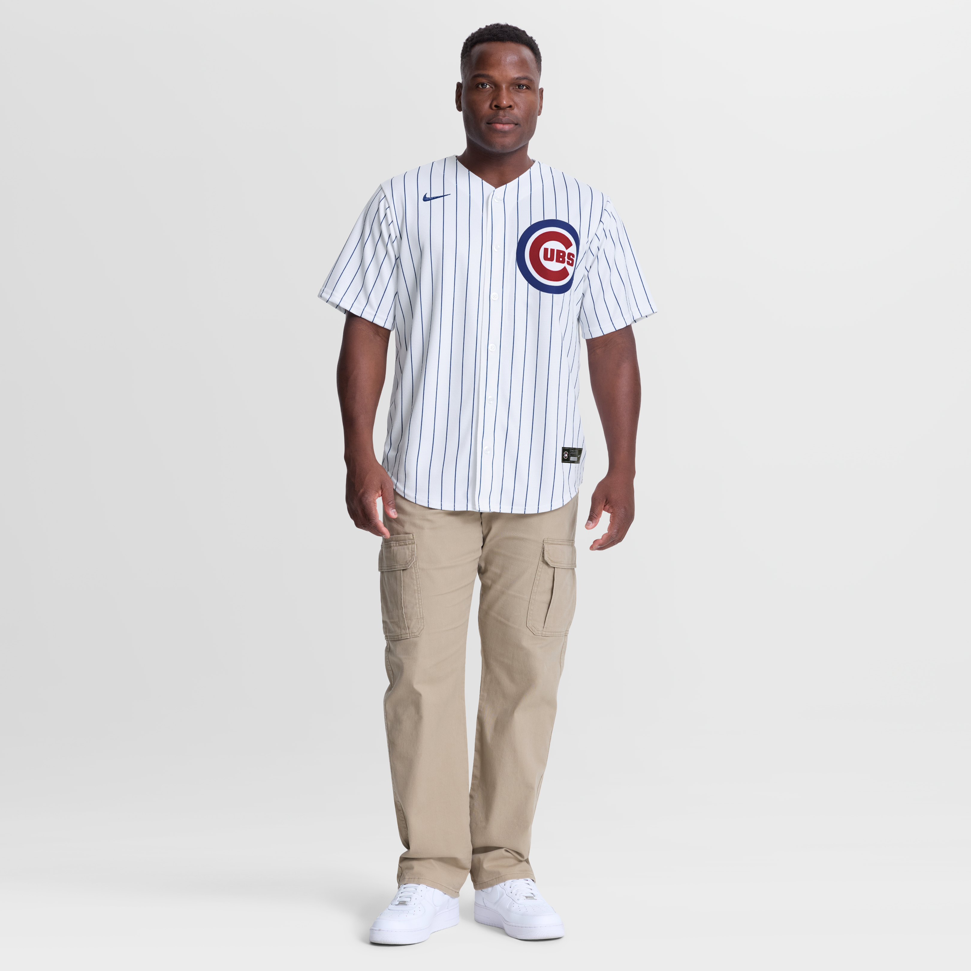 Men's Chicago Cubs Pete Crow-Armstrong Nike White Home Replica Jersey - 5