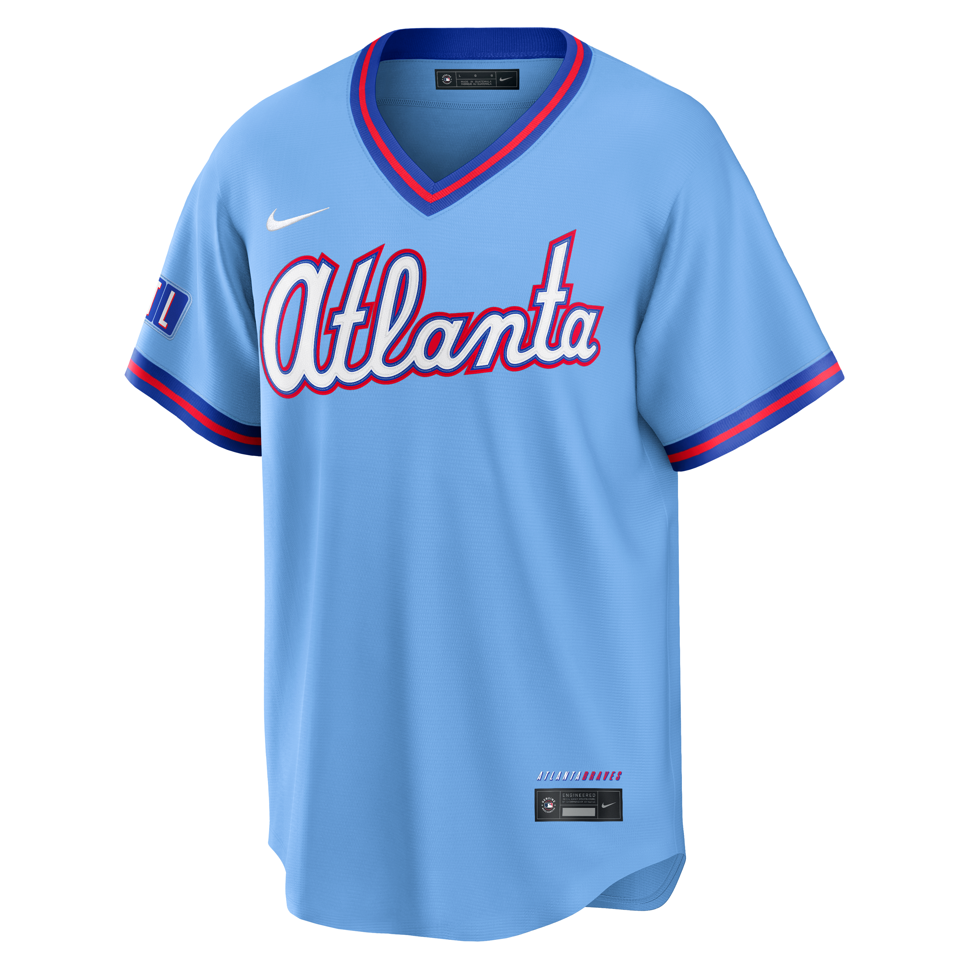 Men's Atlanta Braves Nike Powder Blue 2026 City Connect Stadium Jersey - 3