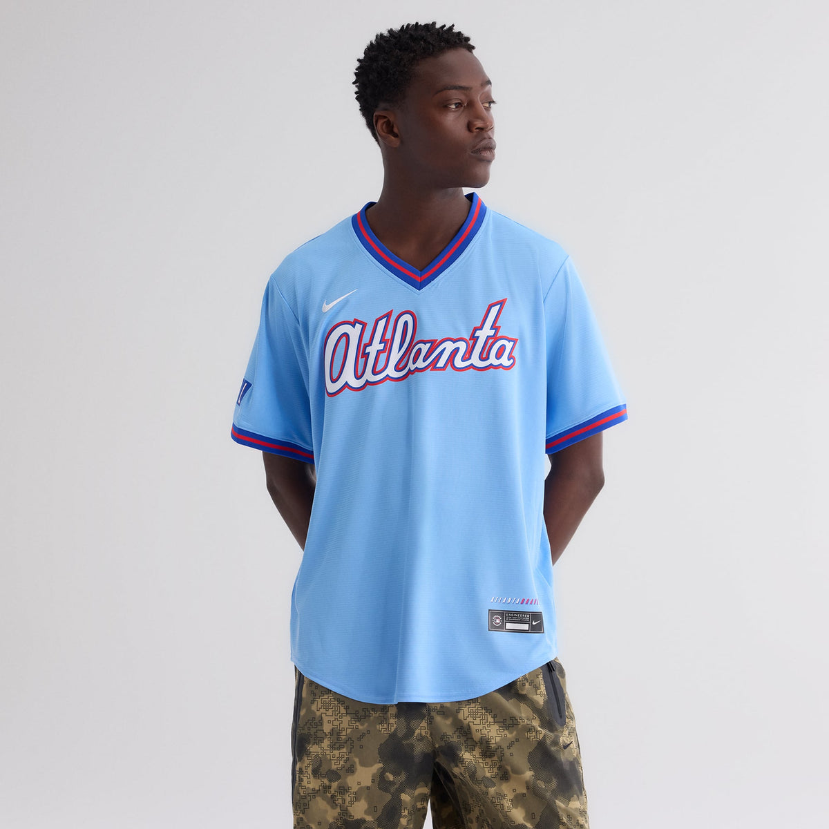 Men's Atlanta Braves Nike Powder Blue 2026 City Connect Stadium Jersey - 5
