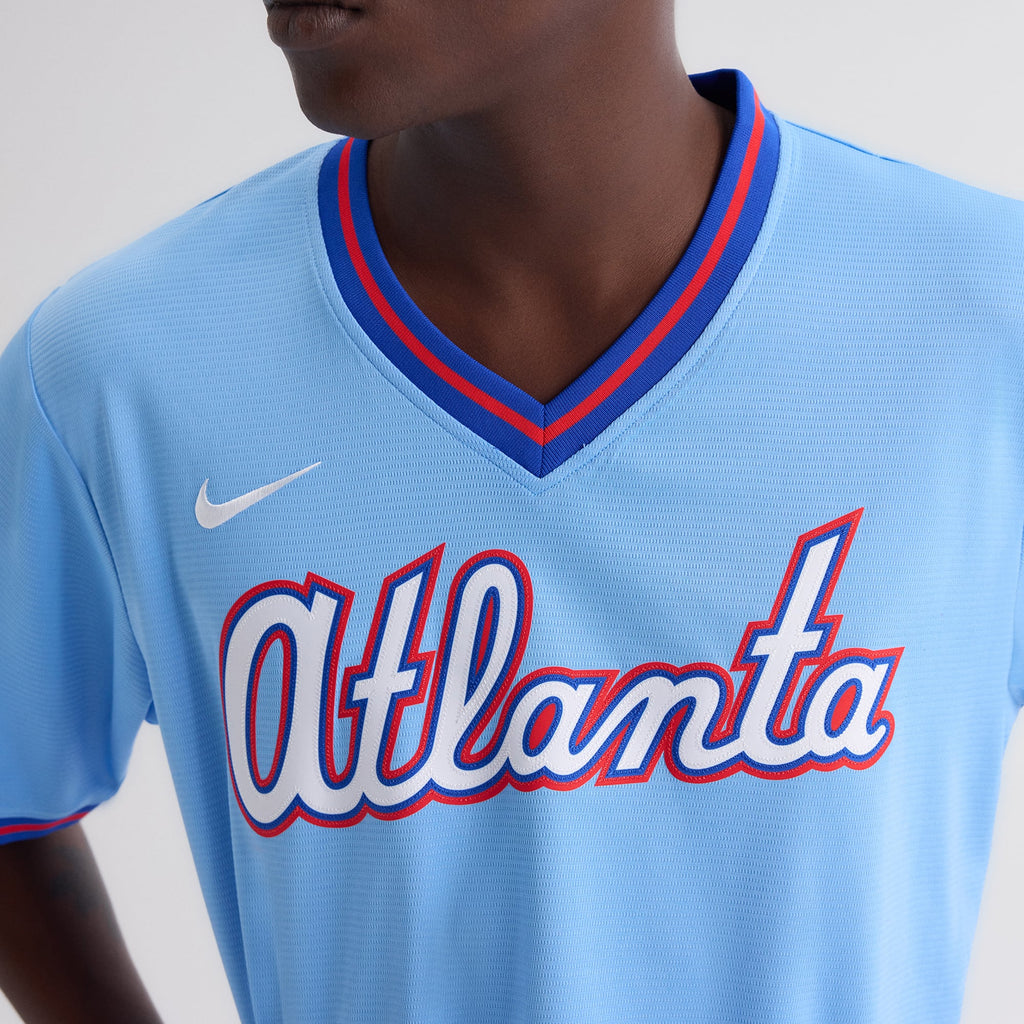 Men's Atlanta Braves Nike Powder Blue 2026 City Connect Stadium Jersey - 9