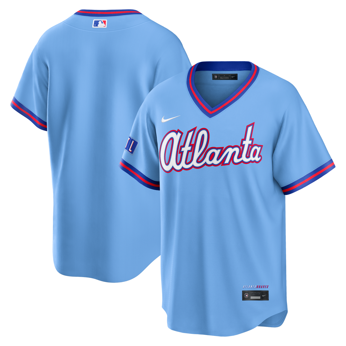 Men's Atlanta Braves Nike Powder Blue 2026 City Connect Stadium Jersey
