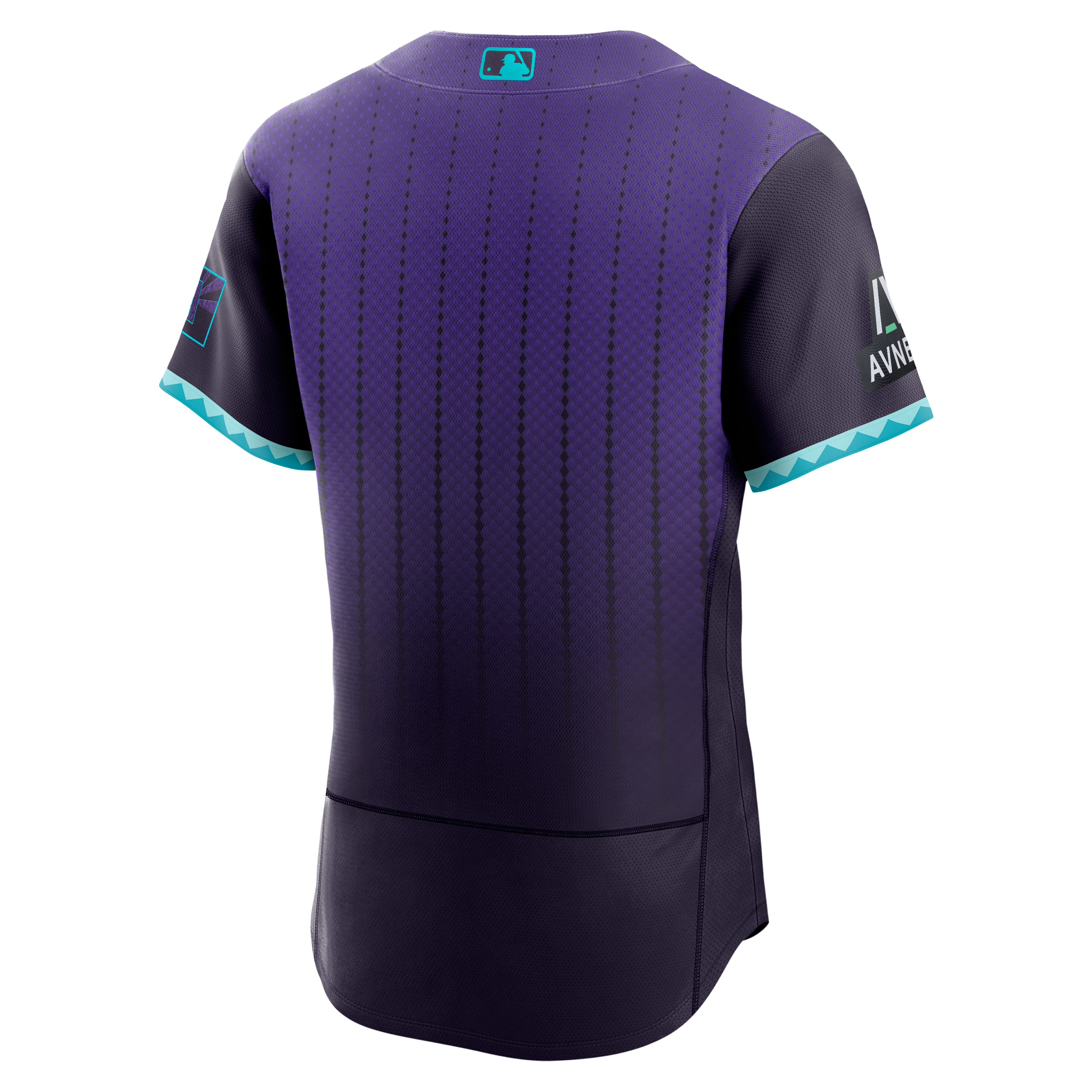 Men's Arizona Diamondbacks Nike Purple City Connect Authentic Sponsor Patch Jersey - 4