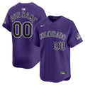 Men's Colorado Rockies Nike Purple Alternate Limited Custom Jersey