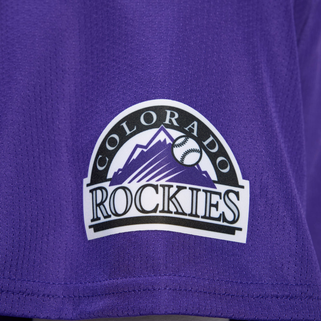 Men's Colorado Rockies Nike Purple Alternate Limited Jersey - 12