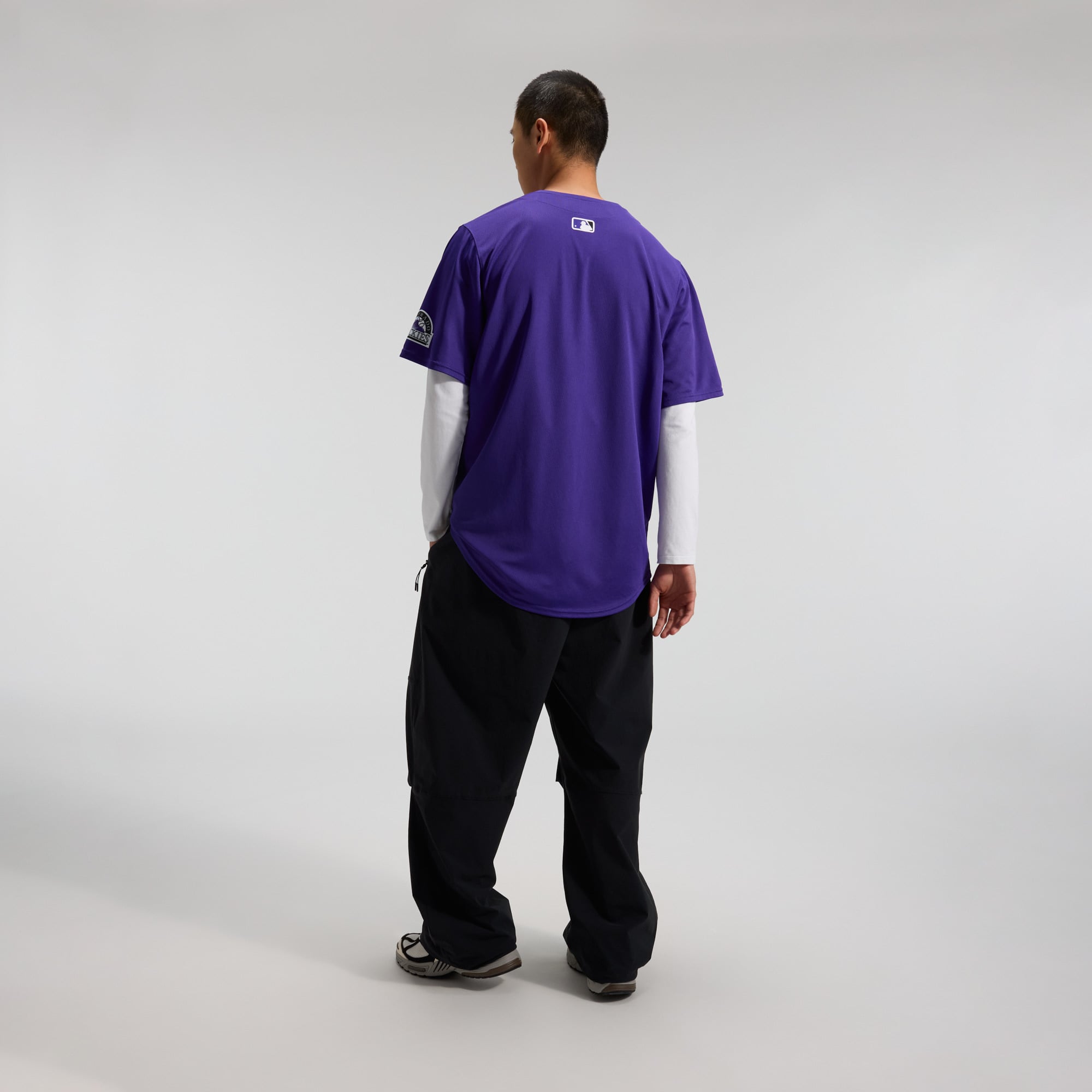 Men's Colorado Rockies Nike Purple Alternate Limited Jersey - 5