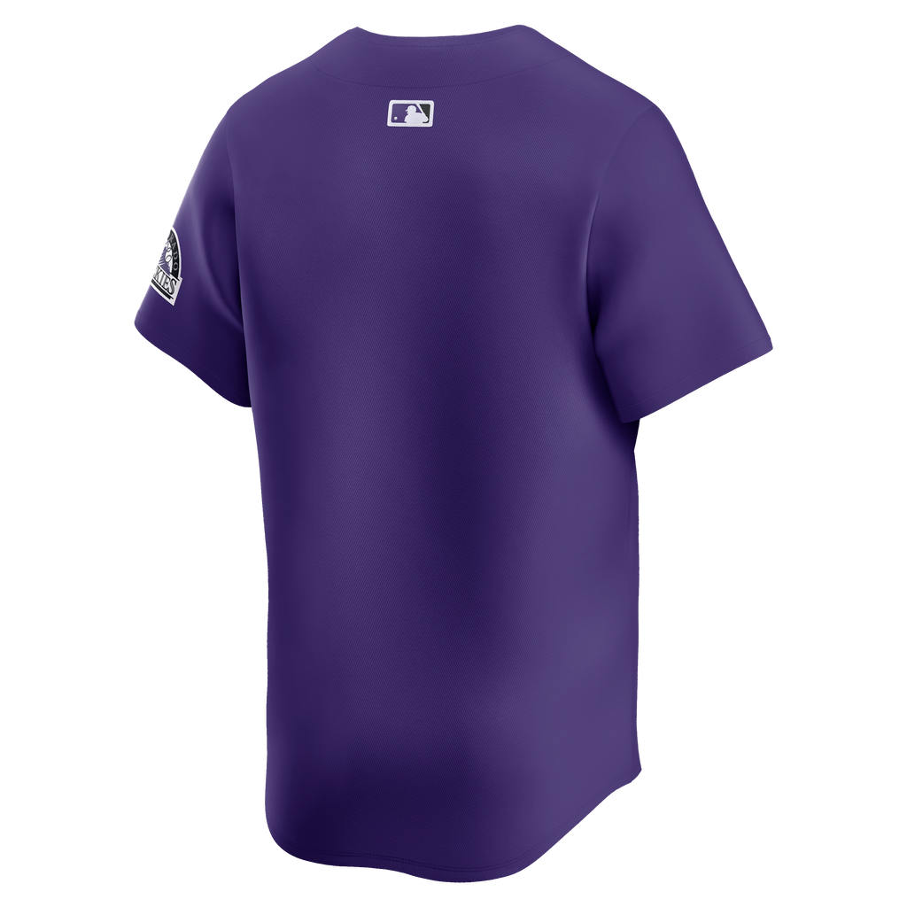 Men's Colorado Rockies Nike Purple Alternate Limited Jersey - 7