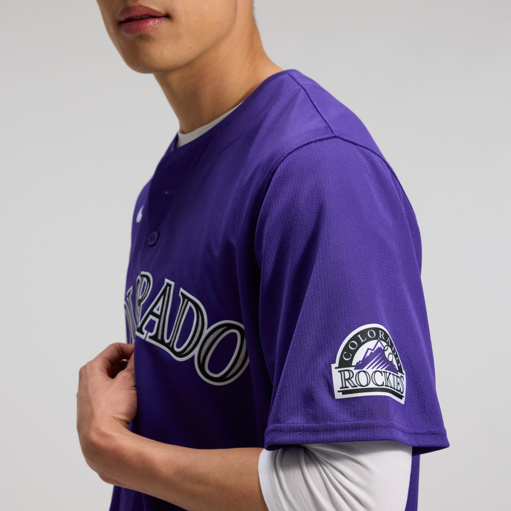 Men's Colorado Rockies Nike Purple Alternate Limited Jersey - 8