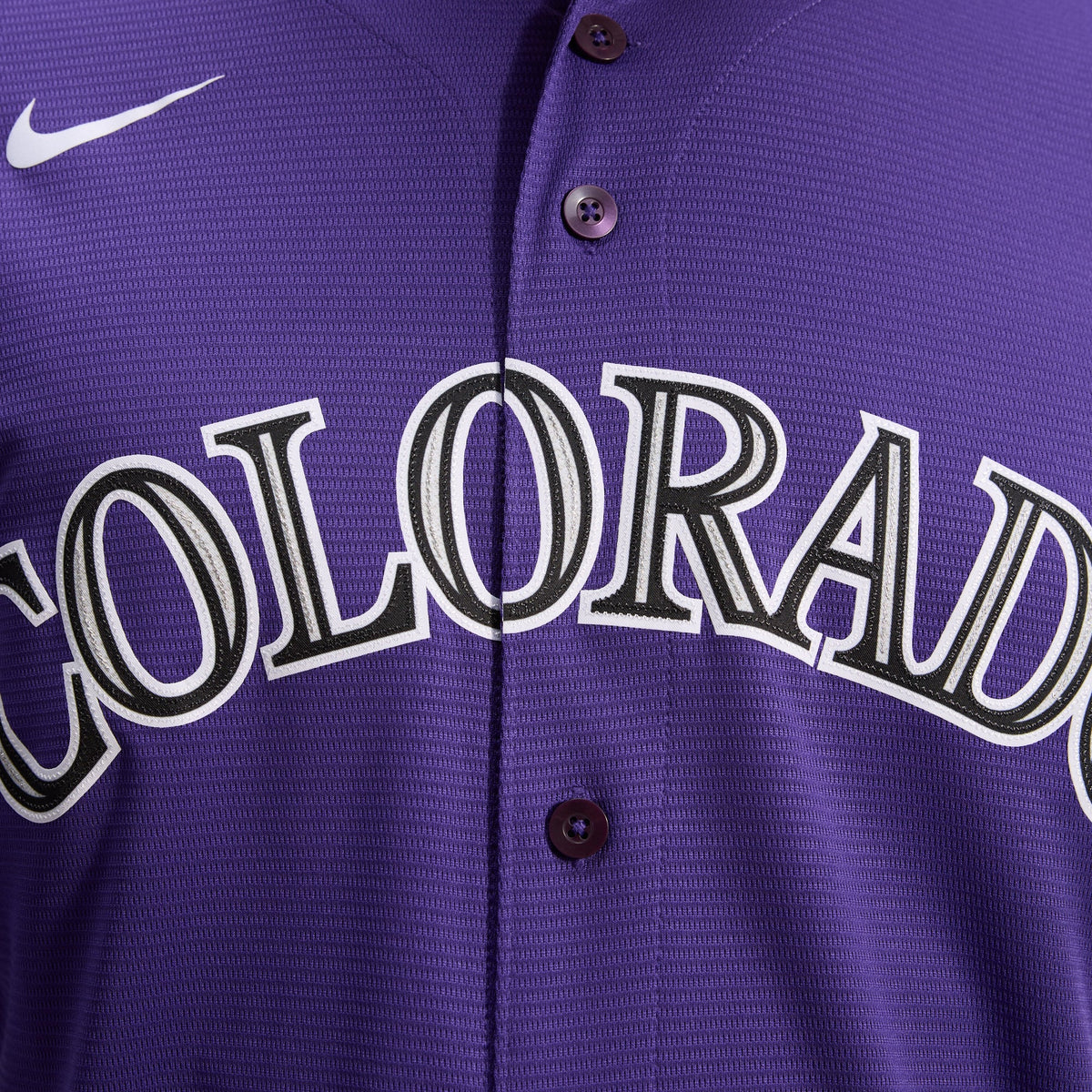 Men's Colorado Rockies Nike Purple Alternate Replica Team Jersey - 11